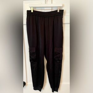 Alice and Olivia Dede Smocked Waistband Cargo Joggers